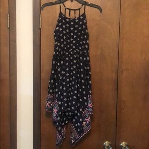 Soprano Handkerchief Hem Dress L EUC